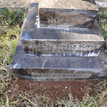 OLIVER Percival Donald 1878-1955 :: OLIVER Charles Arthur 1877-1951