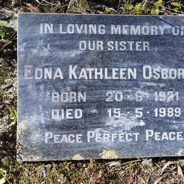 OSBORNN Edna Kathleen 1921-1989