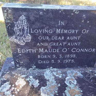 O’CONNOR Edith Maude 1898-1975
