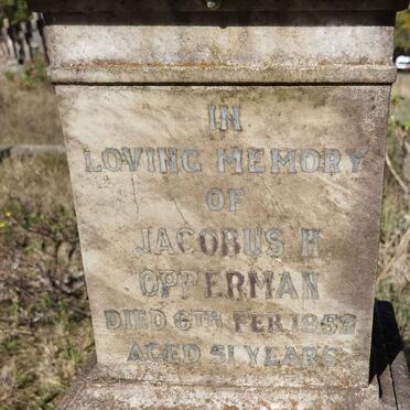 OPPERMAN Jacobus H. -1952