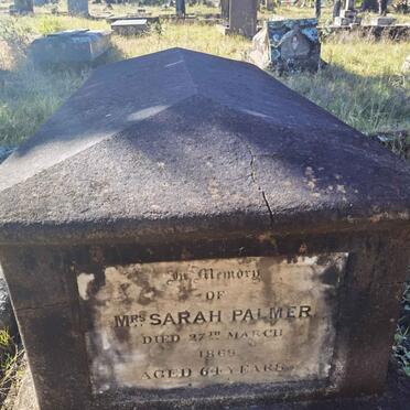 PALMER Sarah -1868