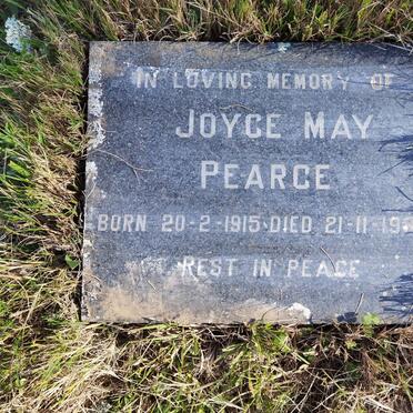 PEARCE Joyce May 1915-1963