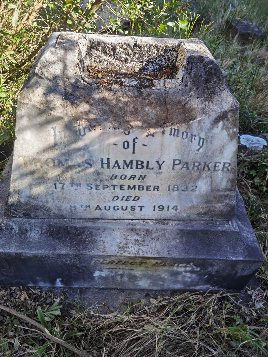 PARKER Thomas Hambly 1832-1914