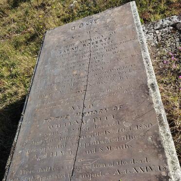 PITT Sarah Roberts 1800-1866 :: PITT William -1850