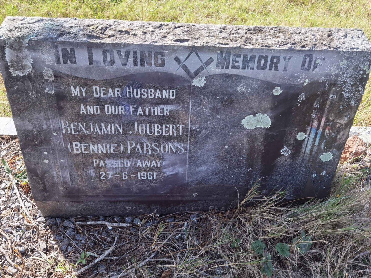 PARSONS Benjamin Joubert -1961