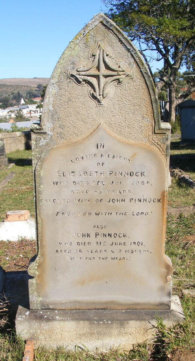 PINNOCK John -1901 &amp; Elizabeth -1888