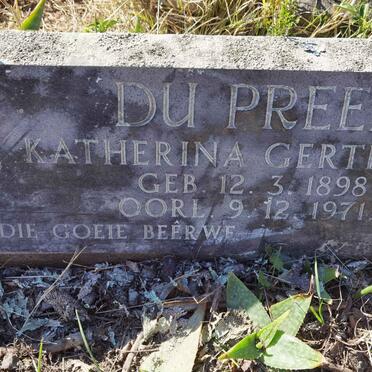 PREEZ Katherina Gertruida, du 1898-1971