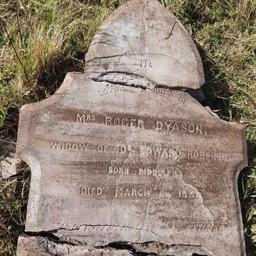 ROBERTS Roger Dyason -1852