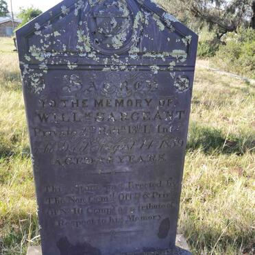 SARGEANT Willm. -1859