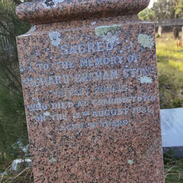 STONE Richard Graham -1883