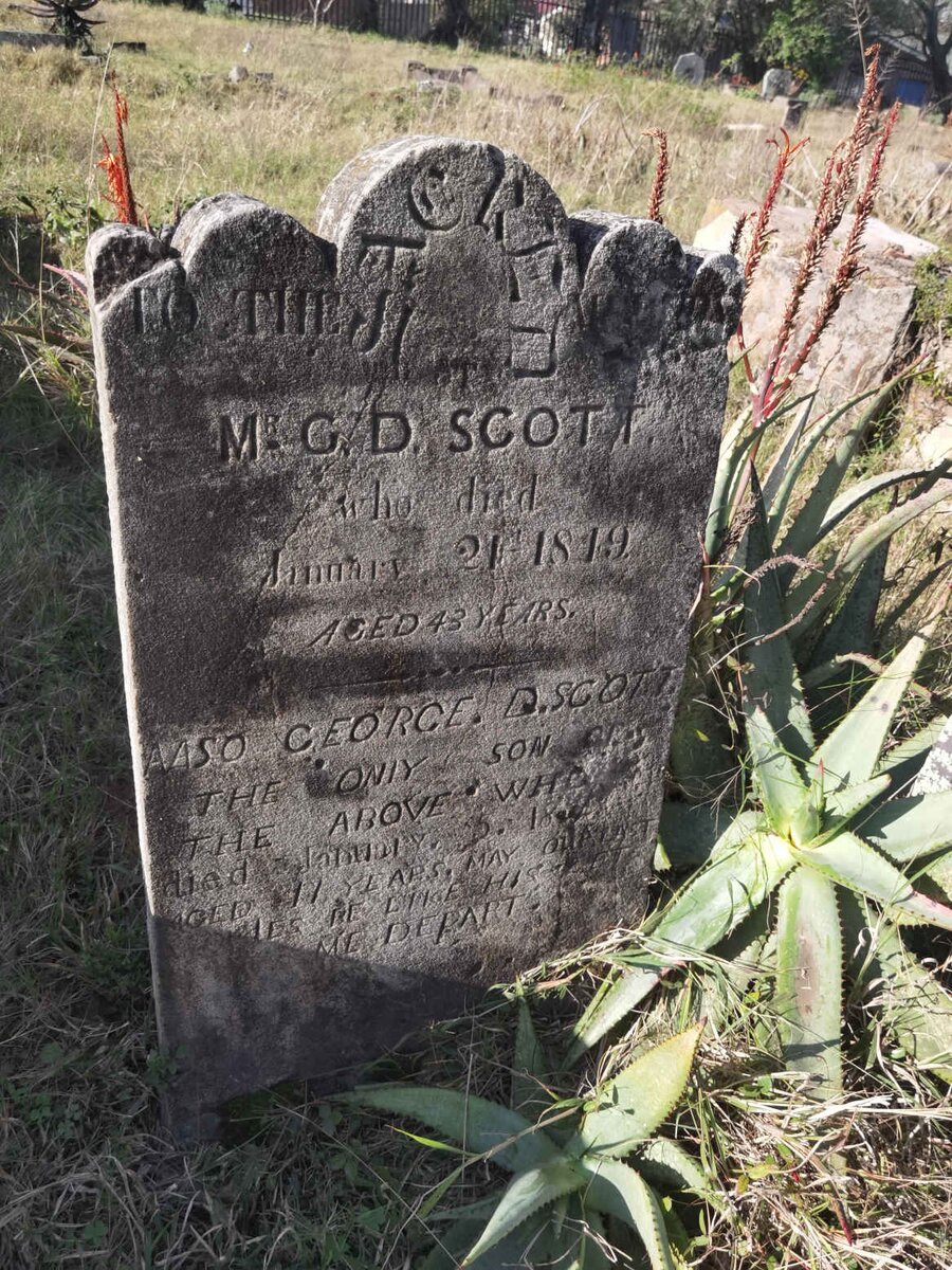 SCOTT M.G.D. -1849 :: SCOTT George D. -1857