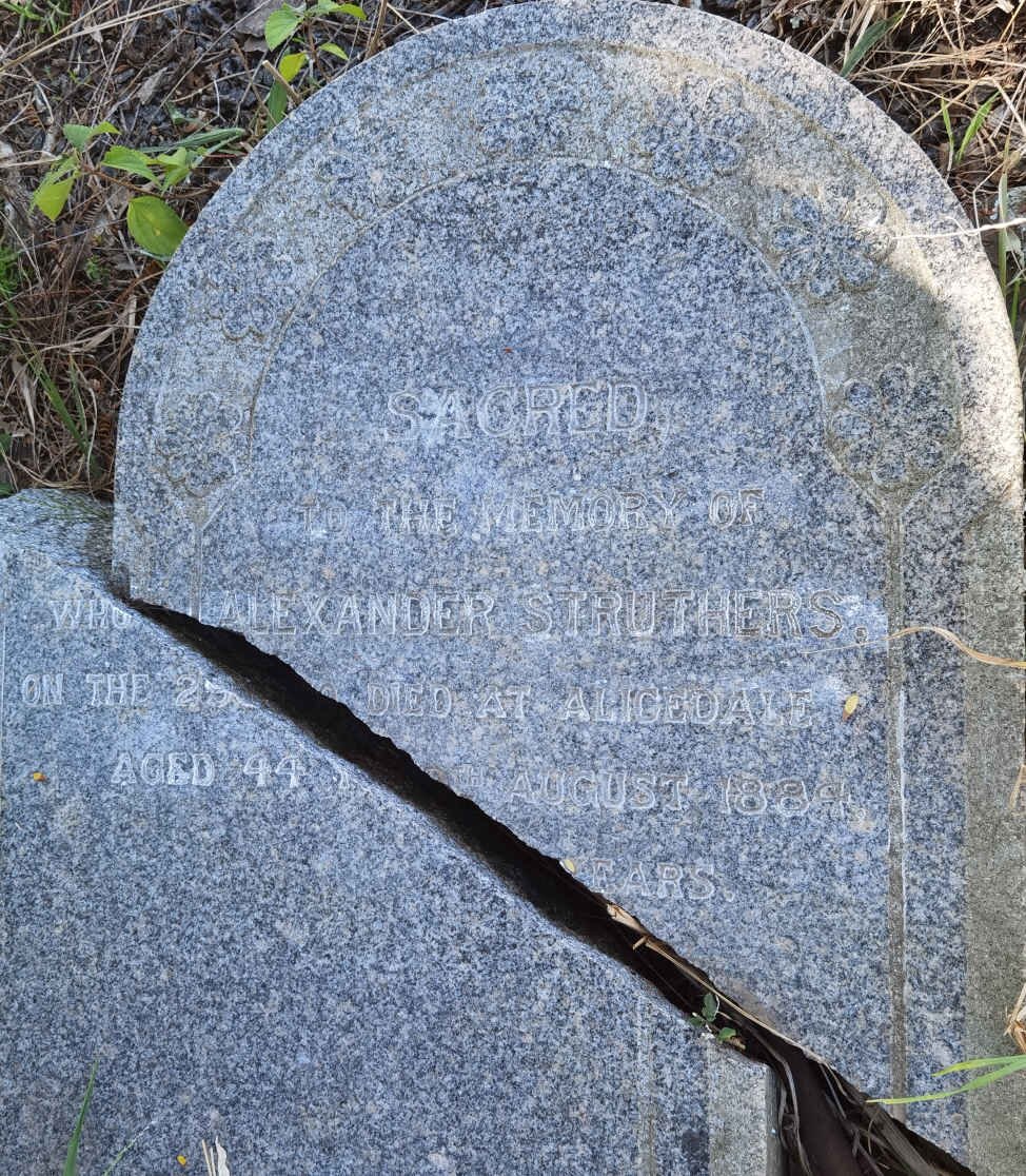 STRUTHERS Alexander -1884