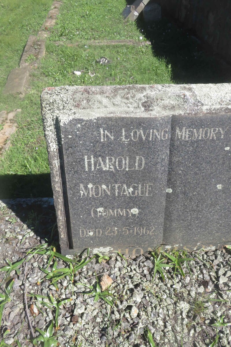 THOMPSON Harold Montague -1962