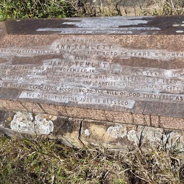 TEMLETT James -1862 &amp; Ann -1861