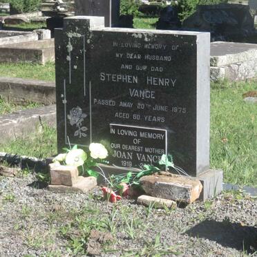 VANCE Stephen Henry -1875 &amp; Joan 1919-2002 :: VANCE Patrick Graham