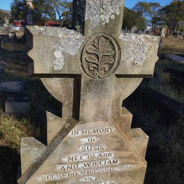 WHITE Susie nee CLARK -1880 :: WHITE William -1880