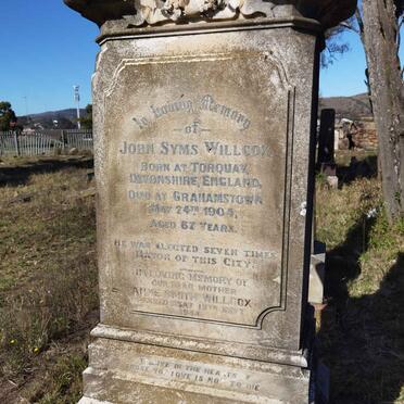 WILLCOX John Syms -1904 &amp; Anne Smith -1944 _2