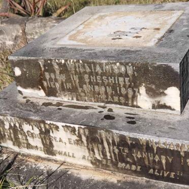 WILLIAMSON T.S. -1887 :: WILLIAMSON Mary -1904