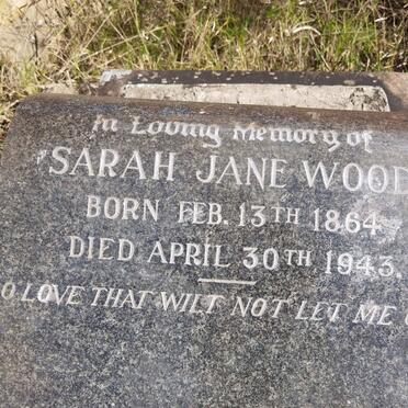 WOOD Sarah Jane 1864-1943