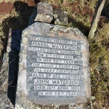 WATERSON Mabel -1950 :: WATERSON John -1960