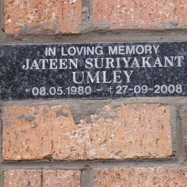 UMLEY Jateen Suriyakant 1980-2008
