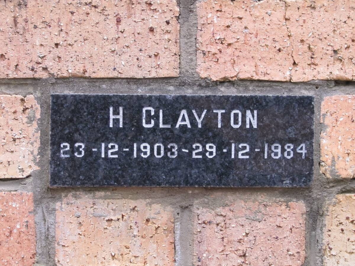 CLAYTON H. 1903-1984