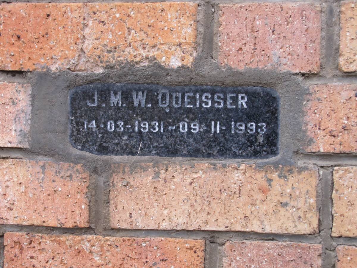OUEISSER J.M.W. 1931-1993