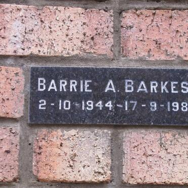 BARKES Barrie A. 1944-1984