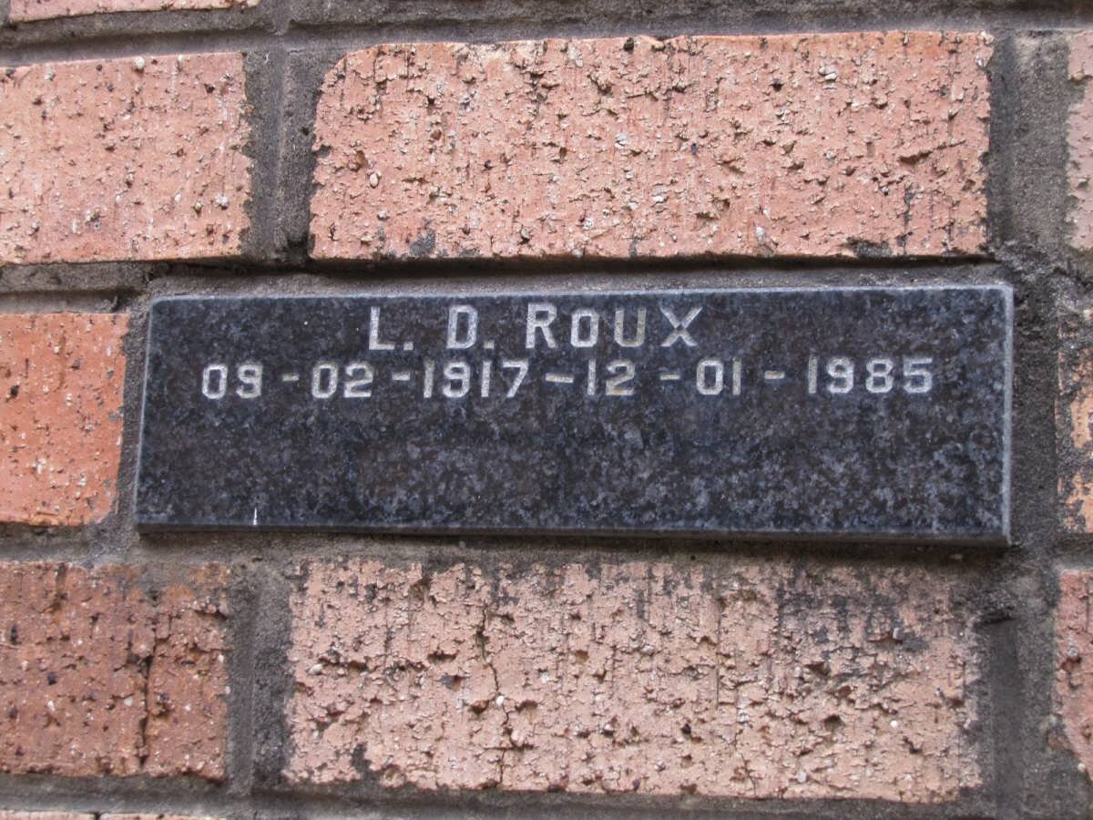 ROUX L.D. 1917-1985