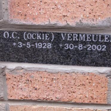 VERMEULEN O.C. 1928-2002