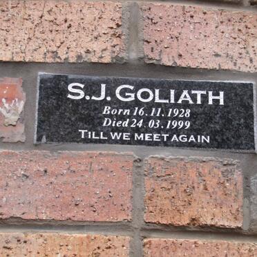 GOLIATH S.J. 1928-1999