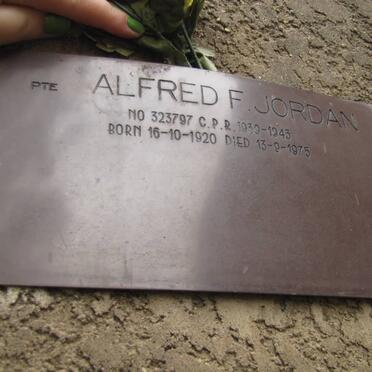 JORDAN Alfred F. 1920-1975