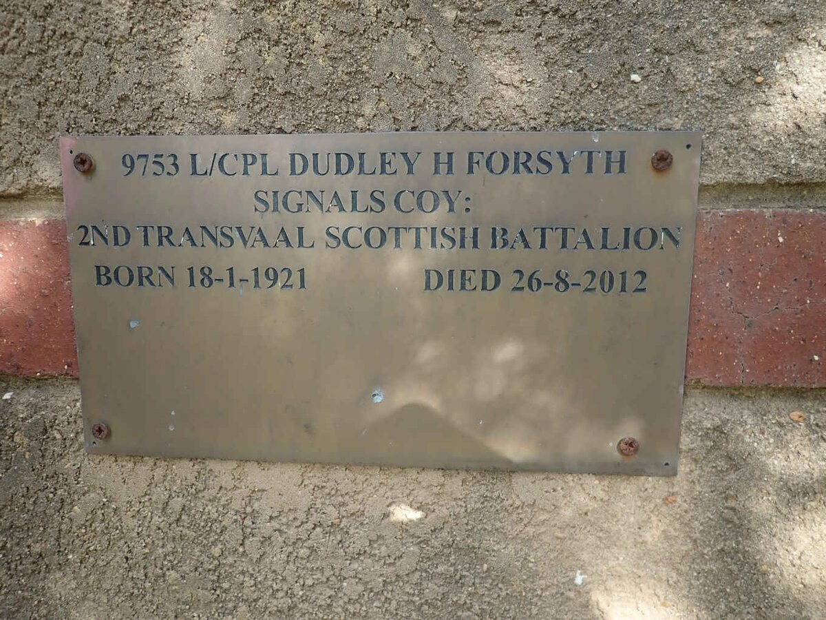 FORSYTH Dudley H. 1921-2012