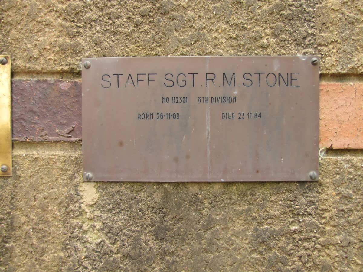 STONE R.M. 1909-1984