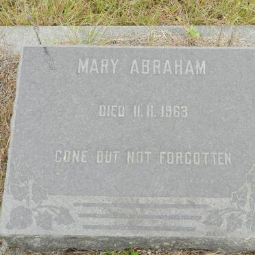 ABRAHAM Mary -1963