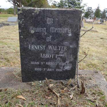 ABBOTT Ernest Walter 1888-1951