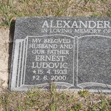 ALEXANDER Ernest Ludovic 1933-2000