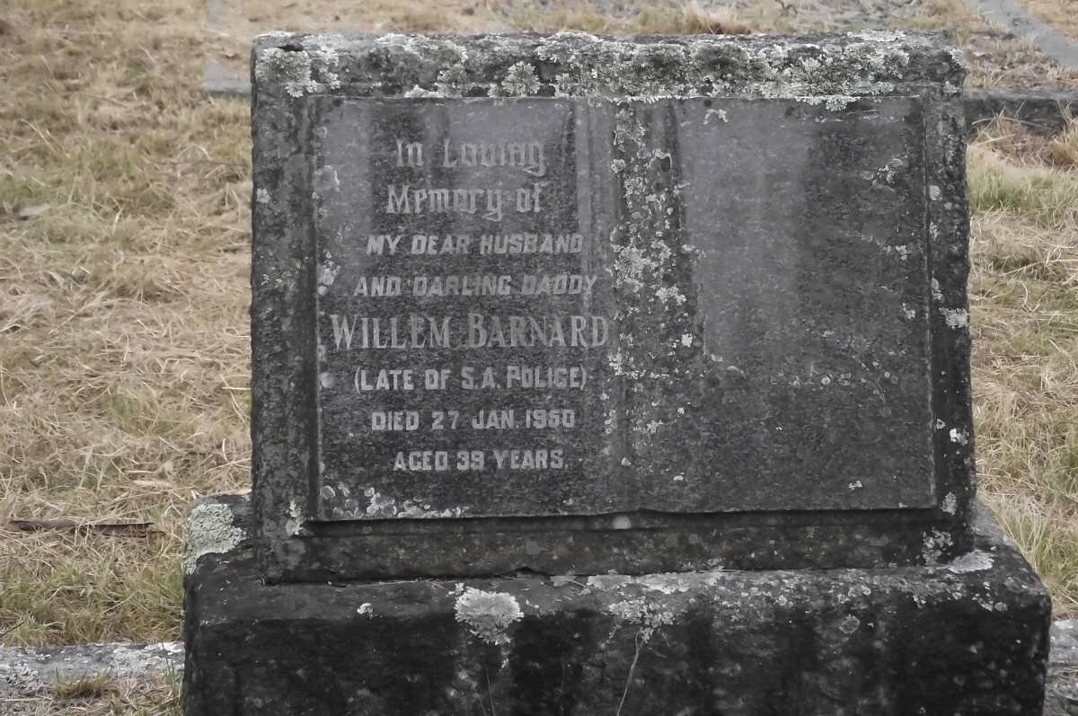 BARNARD Willem -1950