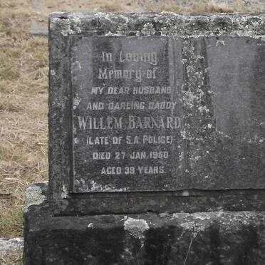 BARNARD Willem -1950