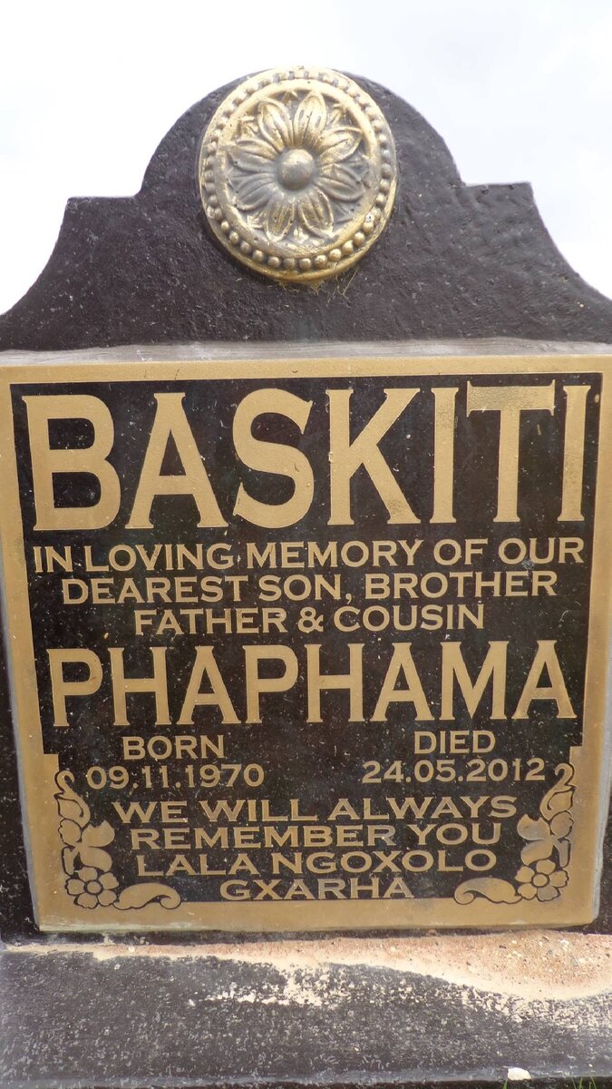 BASKITI Phaphama 1970-2012