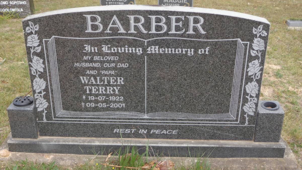 BARBER Walter Terry 1922-2001