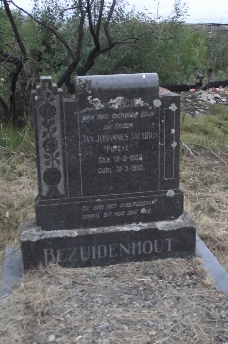 BEZUIDENHOUT Jan Johannes Jacobus 1937-19?0
