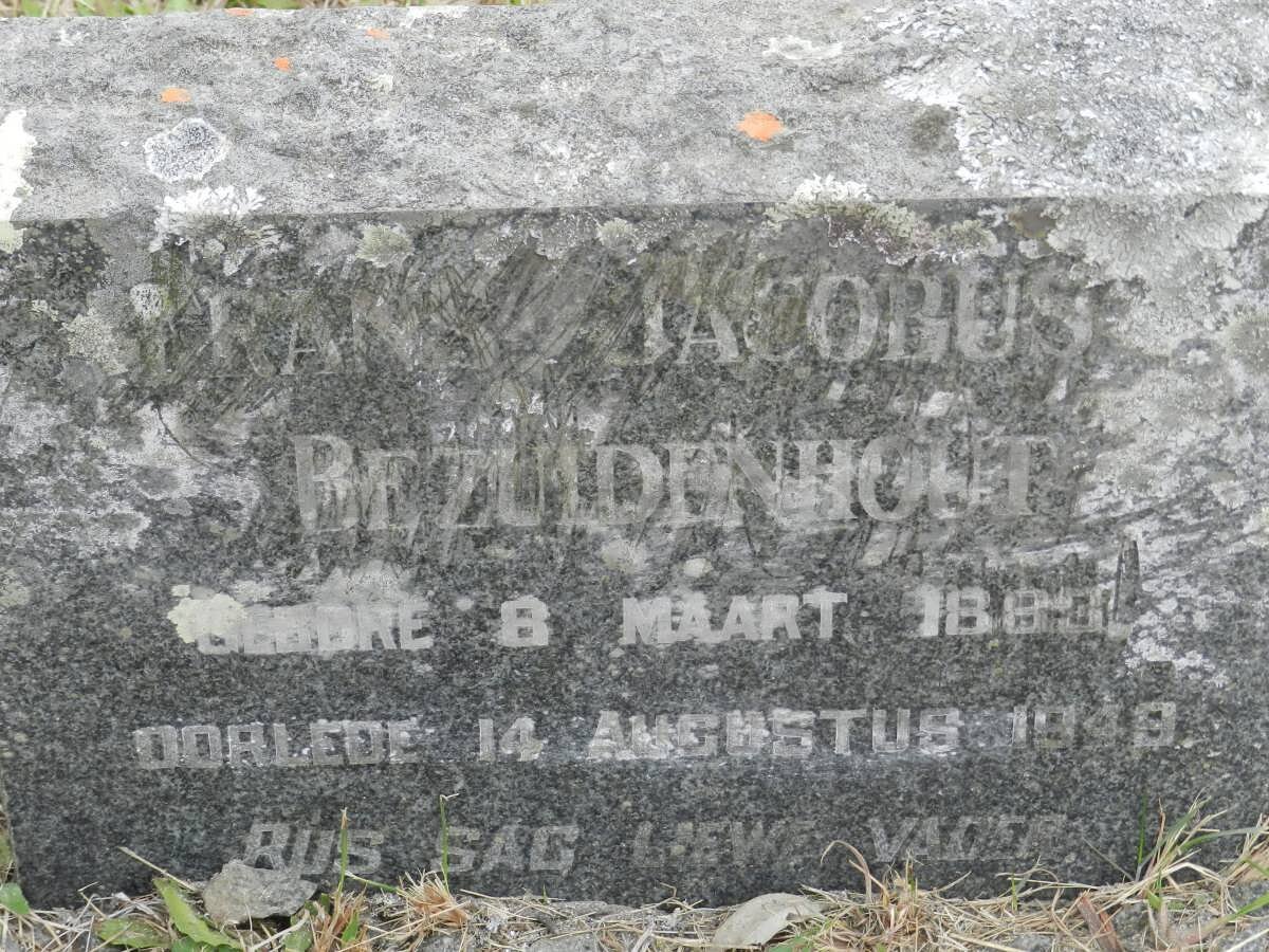 BEZUIDENHOUT Frans Jacobus 1883-1949