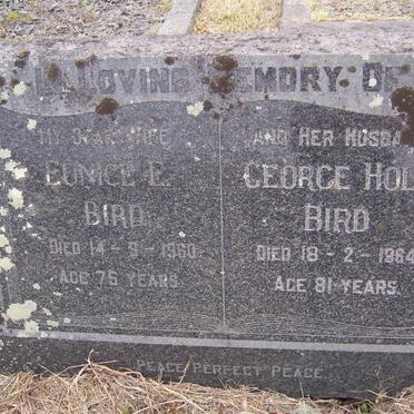 BIRD George Holt -1964 &amp; Eunice E. -1960 