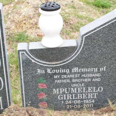 BOOI Mpumelelo Girlbert 1954-2011