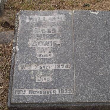 BOWIE William Ross 1874-1939