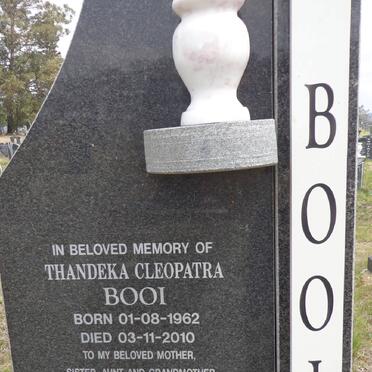 BOOI Thandeka Cleopatra 1962-2010
