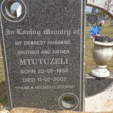 BUDAZA Mtutuzeli 1952-2002