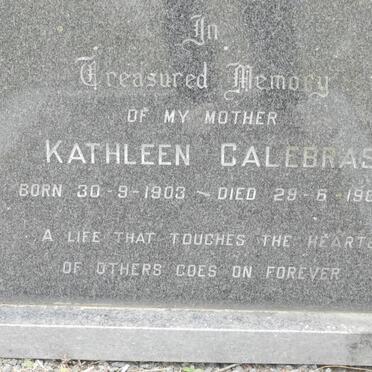 CALEBRAS Kathleen 1903-1980