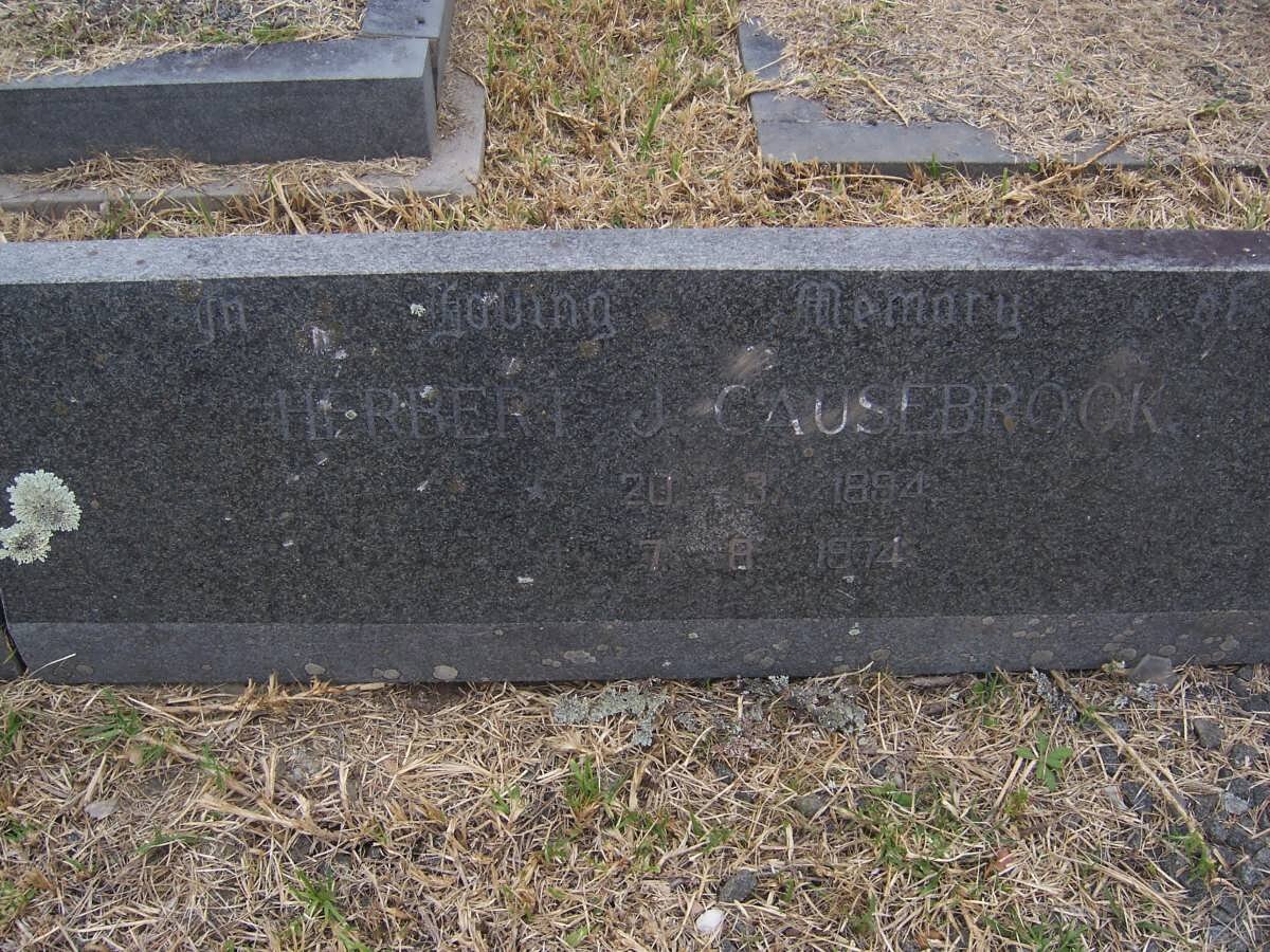 CAUSEBROOK Herbert J. 1894-1974